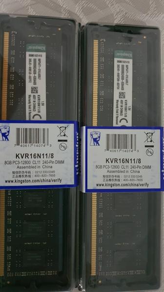 Продам новую оперативную память компьютера Kingston KVR16N11/8 8Gb 1600 mHz