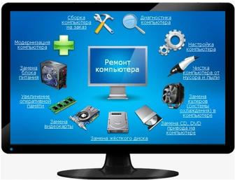 Программист Актау, ремонт компьютеров и ноутбуков, установка программ
