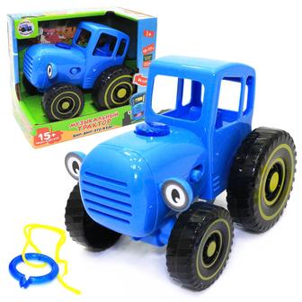 Синий трактор из мультфильма интерактивная игрушка