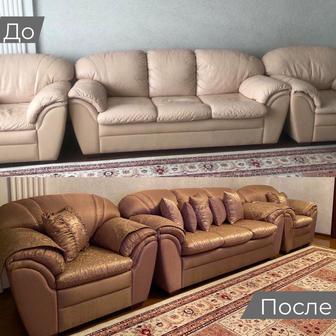 Реставрация и перетяжка диванов