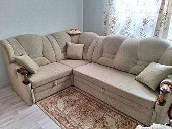 Угловой диван-кровать с креслом-кроватью