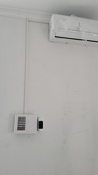 Установка камера наблюдения и пожарный сигнализаций