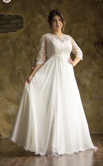 Продам свадебное платье 54 размера