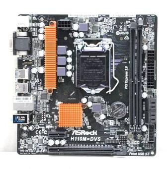 Мат.Плата LGA 1151 ASRock H110M-DVS 2x DDR4