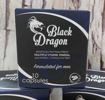 Black Dragon/Черный Дракон/10 капсул/возбуждает/продлевает/Турция