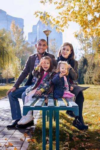 Семейная фотосессия. Фотограф Алматы