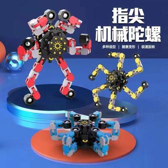 Спиннер, игрушка Робот-трансформер, механический, антистресс спиннер