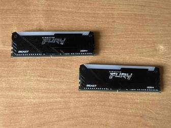 Продаю б/у оперативную память DDR4 DIMM 32GB 3200MHz Kingston Fury Beast RG