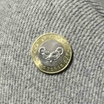 Монета 100 тг. Юбилейная, коллекционная