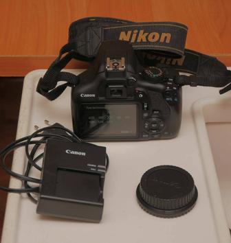 Фотоаппарат Canon EOS 1100D, Nikon D3100, фотовспышка.