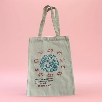 Шоппер, эко сумка, сумка, летняя сумка, handmade, глаз, глаза
