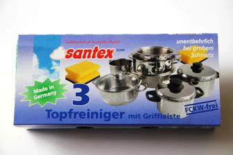 Губка для мытья посуды Santex