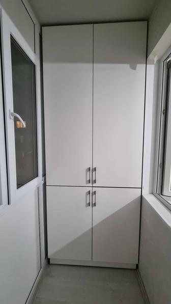 Шкафы для балконана заказ (2500×900×600)