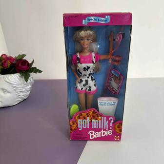Barbie got milk