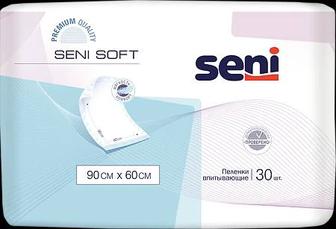 Пеленки впитывающие одноразовые Seni Soft 90x60 30шт