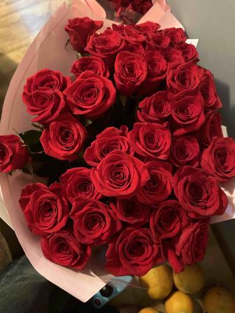 Цветы букет из 41 голландской розы