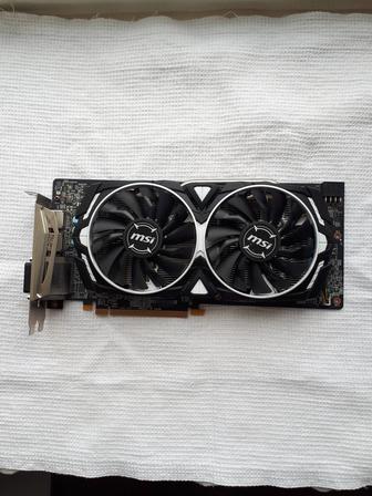 Видеокарта AMD Radeon RX 580. 4 Gb. MSI Armor 4 Gb.