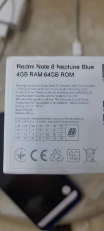 Продаётся смартфон ,Redmi Note 8.