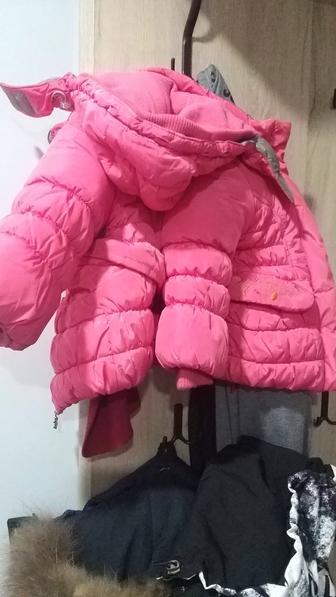 Куртка зимняя на дев 1,2 года