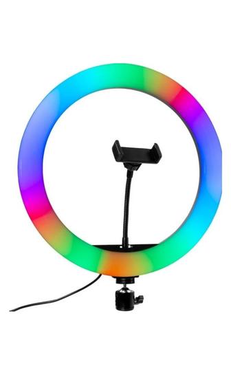 Кольцевая RGB лампа на штативе