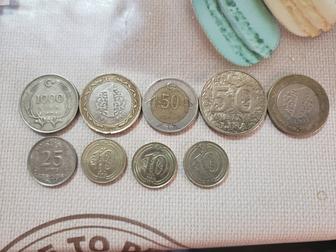Продам турецкие лиры монеты
