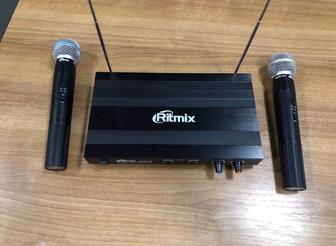 Микрофонная система RITMIX. Беспроводные микрофоны. RWM-221.
