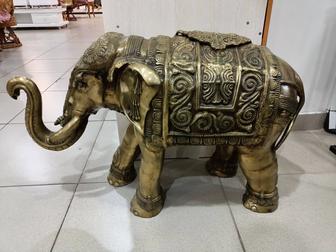 Продам статую слона из бронзы (пр-во Индия), высота 60 см