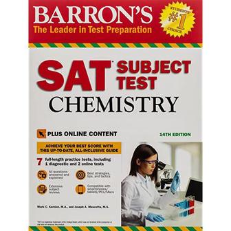 Barrons SAT Subject Test Chemistry, 14th Edition