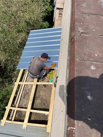 Монтаж, установка балконной крыши в Алматы