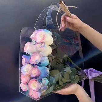 Продам прозрачные сумочки для упаковки цветов
