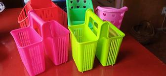 Пластиковые подставки - сушилки для столовых приборов