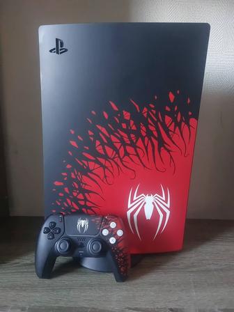 Игровая приставка Sony Playstation 5 + Геймпад DualSense + Spiderman 2