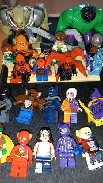Lego Минифигурки Marvel heroes и Dc comics