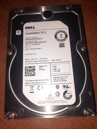 Жесткий диск 4 tb Dell на пк 0 дней пробег