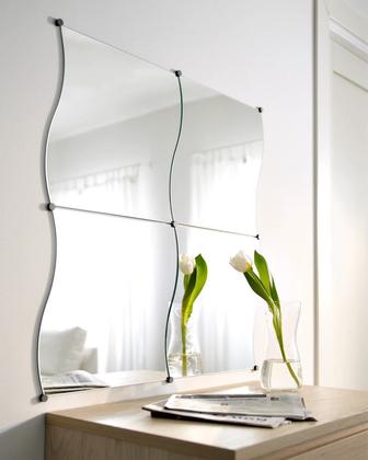 Комплект зеркал IKEA KRABB (4 зеркала, 2 зеркала в подарок)
