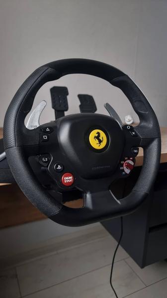 Продам Игровой руль Thrustmaster T80 Ferrari 488 GTB Edition черный