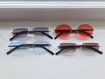 очки с цветными линзами/стеклом нулевки