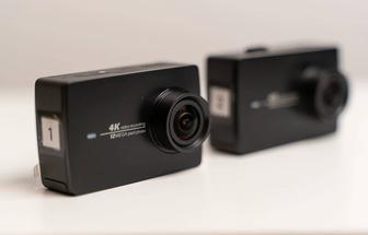 Экшен-камеры XIAOMI YI 4K. Комплект из 2-х камер и аксессуары