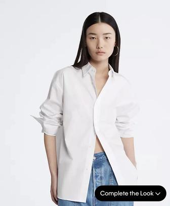 Новая рубашка от Calvin Klein, размер ХС , но подойдет на 44-46