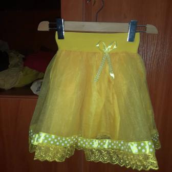 Желтая юбка