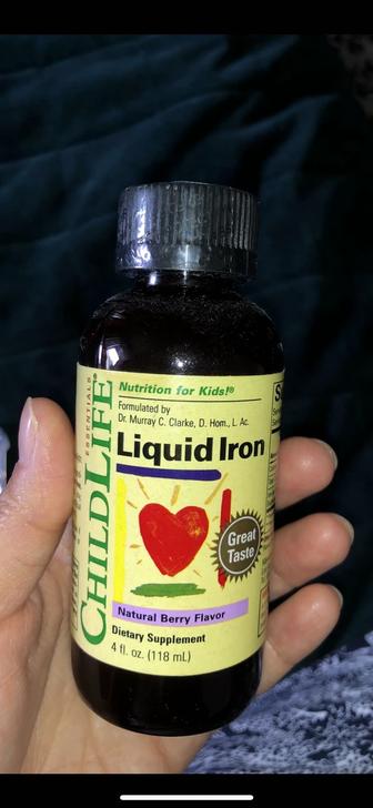 БАД для поднятия железо Liquid Iron ChildLife детям и взрослым