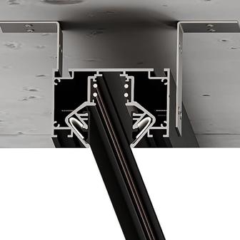 Магнитный шинопровод для натяжного потолка серии LINEA