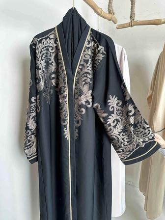 Черное Арабское Платье с Платком