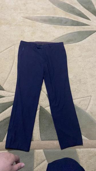 Тмно-синие брюки мужские
