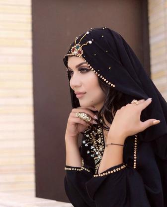 Платье абайя из Эмиратов.с чадрой