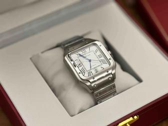 Часы Cartier Santos Silver