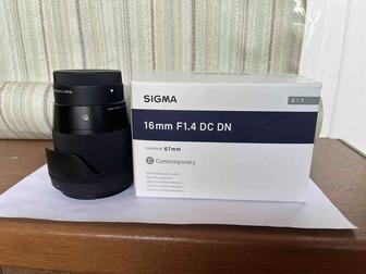 Объектив Sigma 16mm F1.4 DC DN (Sony E)
