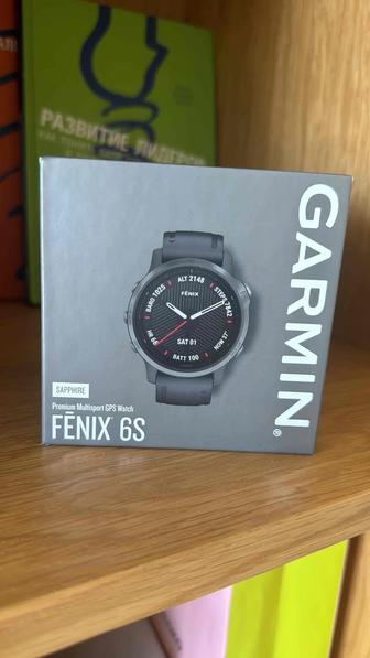 Garmin Fenix 6 Sapphire -
серый DLC с черным ремешко