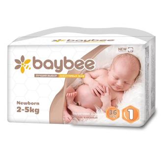 Подгузники baybee newborn