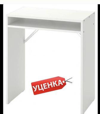 Новый Письменный стол IKEA Torald 90493955, 65x40x75, белый в заводской